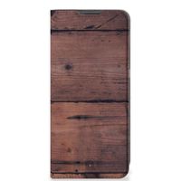 OnePlus 10 Pro Book Wallet Case Old Wood - thumbnail