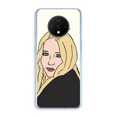 Mary Kate: OnePlus 7T Transparant Hoesje