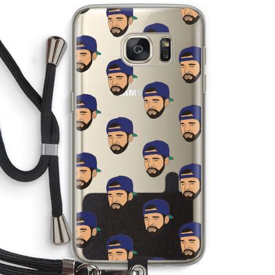 Drake Away: Samsung Galaxy S7 Transparant Hoesje met koord