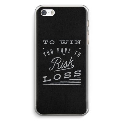 Risk loss: iPhone 5 / 5S / SE Transparant Hoesje