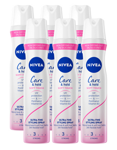 Nivea Haarspray Care & Hold Soft Touch Voordeelverpakking
