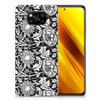 Xiaomi Poco X3 | Poco X3 Pro TPU Case Black Flowers