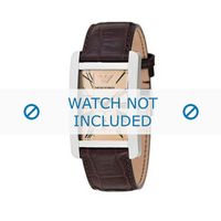 Horlogeband Armani AR0154 Leder Bruin 22mm - thumbnail