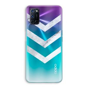 Marmeren pijlen: Oppo A92 Transparant Hoesje