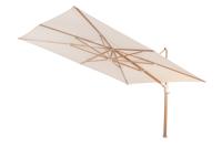 4 Seasons Finca Zweefparasol 400x300 cm. - zand/woodlook