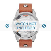 Horlogeband Diesel DZ7309 Leder Cognac 22mm