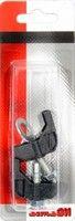 Simson Gazelle kettingspanners - fietsketting op spanning - gazelle - zilver/zwart - 65mm - 020913