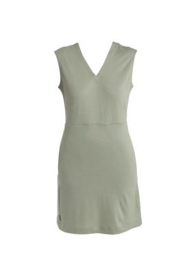 Icebreaker 200 Granary Sleeveless V Neck Jurk Dames Lichen M