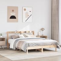Bedframe zonder matras massief grenenhout 140x200 cm