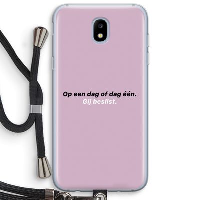 gij beslist: Samsung Galaxy J5 (2017) Transparant Hoesje met koord
