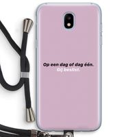 gij beslist: Samsung Galaxy J5 (2017) Transparant Hoesje met koord