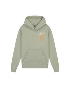 Malelions Hoodie painter - Zeegras / Oranje