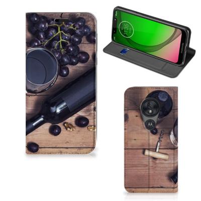 Motorola Moto G7 Play | Flip Style Cover | Wijn