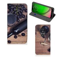 Motorola Moto G7 Play | Flip Style Cover | Wijn