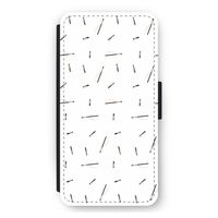 Hipster stripes: iPhone 12 Pro Max Flip Hoesje