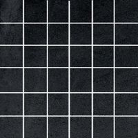 Advance Black mozaiek beton look 50x50 mm zwart mat