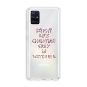 Christian Grey: Galaxy A51 4G Transparant Hoesje