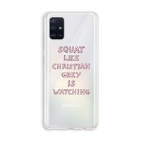 Christian Grey: Galaxy A51 4G Transparant Hoesje