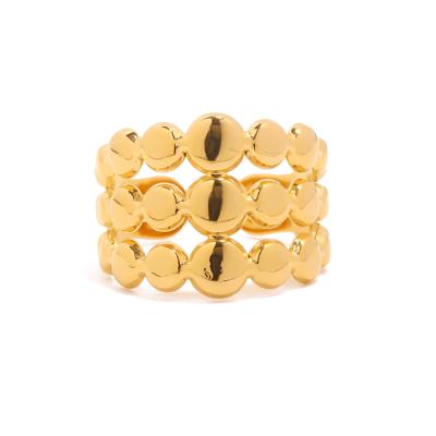 3 Lagen Ring met Bolletjes