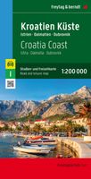 Wegenkaart - landkaart Kroatië kust - Croatia Coast - Kroatien Küste | Freytag & Berndt