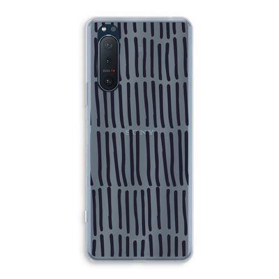 Moroccan stripes: Sony Xperia 5 II Transparant Hoesje