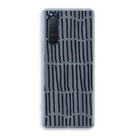 Moroccan stripes: Sony Xperia 5 II Transparant Hoesje