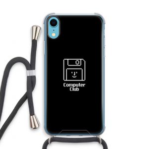 Hello: iPhone XR Transparant Hoesje met koord