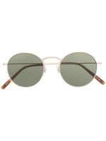 Oliver Peoples lunettes de soleil à monture ronde - Or