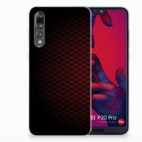 Huawei P20 Pro | TPU bumper | Geruit Rood