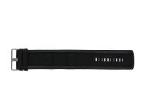 Horlogeband Fossil JR9498 Onderliggend Leder Zwart 22mm