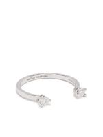 Delfina Delettrez bague Dots en or blanc 18ct à diamants - Argent - thumbnail