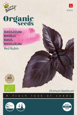 Organic Basilicum Red Rubin (BIO) - Buzzy