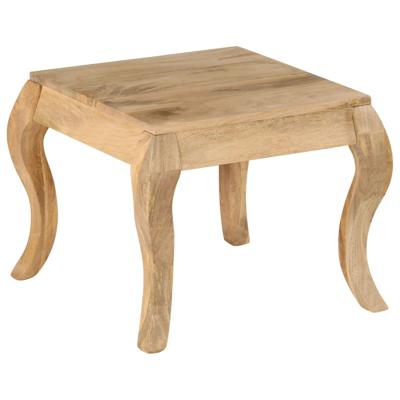 Bijzettafel 45x45x40 cm massief mangohout
