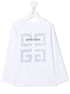 Givenchy Kids t-shirt oversize à logo imprimé - Blanc