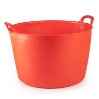 Flexibele kuip of emmer - rood - 75 liter - stevig kunststof - 58 x 55 cm - Extra groot Flexibele kuip of emmer - rood - 75 liter - stevig kunststof - 58 x 55 cm - Extra groot