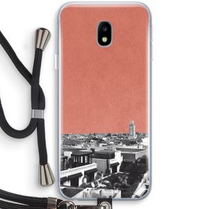 Marrakech Skyline : Samsung Galaxy J3 (2017) Transparant Hoesje met koord