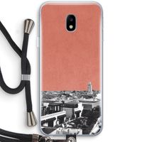 Marrakech Skyline : Samsung Galaxy J3 (2017) Transparant Hoesje met koord