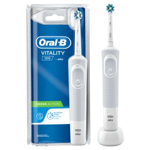Oral-B Vitality 100 White CrossAction Elektrische Tandenborstel Powered By Braun