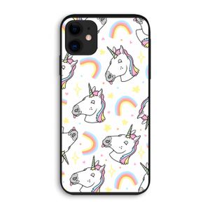 Rainbow Unicorn: iPhone 11 Biologisch afbreekbaar hoesje