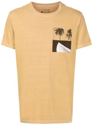 Osklen t-shirt à imprimé graphique - Jaune