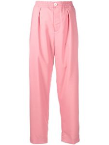 Marni pantalon en laine à coupe droite - Rose