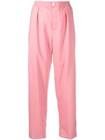 Marni pantalon en laine à coupe droite - Rose