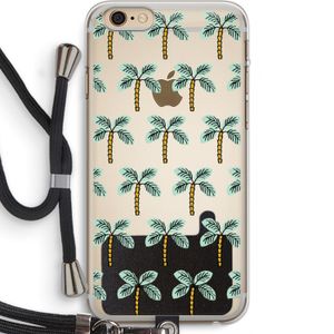 Paradise: iPhone 6 PLUS / 6S PLUS Transparant Hoesje met koord