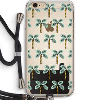 Paradise: iPhone 6 PLUS / 6S PLUS Transparant Hoesje met koord