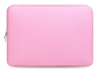 Laptophoes - 15,4 inch - Laptopsleeve - Zacht - Universeel - Beschermend - Babyroze