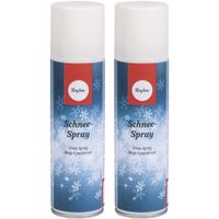 2x Sneeuwspray/spuitsneeuw bussen 150 ml - thumbnail