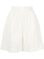 Henrik Vibskov short Waybill en broderie anglaise - Blanc - thumbnail