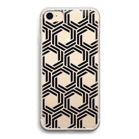 Geometrisch patroon: iPhone 7 Transparant Hoesje