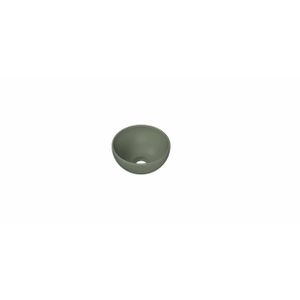 INK Otello XS waskom - 24x24x12cm Fontein kom rond porselein - mat retrogroen 0300245
