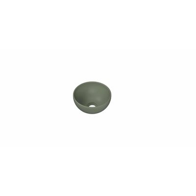 INK Otello XS waskom - 24x24x12cm Fontein kom rond porselein - mat retrogroen 0300245
